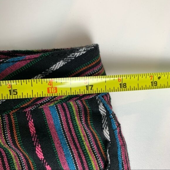 PHILOSOPHY Striped Frayed Hem Shorts Multi Coloured  size 12 - Picture 5 of 6